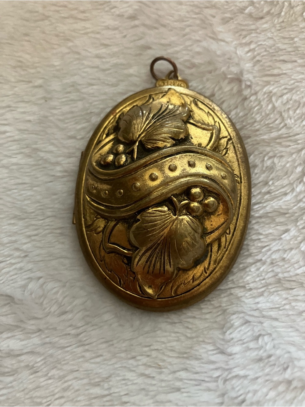 Antique Repousse Locket